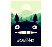 My Neighbor Totoro Japan Anime Fantasy Wood Spirit Story Film Print Poster Wall Art Picture A4 +