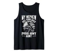 My Nephew HAS Your Back Proud Military Aunt Nephew Tank Top