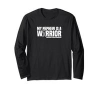 My Nephew is a Warrior Parkinson's Disease Awareness Long Sleeve T-Shirt