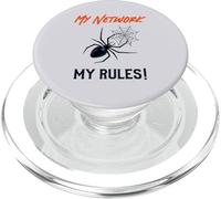 My Network, My Rules Funny IT Network Architect PopSockets PopGrip for MagSafe
