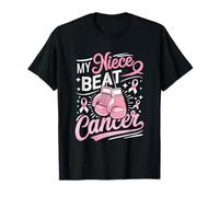 My Niece Beat Cancer Support Breast Cancer Awareness T-Shirt