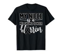 My Niece is A Melanoma & Skin Cancer Warrior Family Support T-Shirt