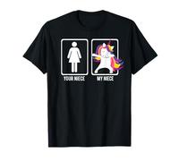 My Niece VS Your Niece Dabbing Unicorn Fun Family Dab Meme T-Shirt