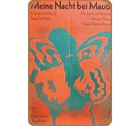 My night with Maud/Ma nuit chez Maud Movies Metal Tin Sign 8x12 inch Wall Decor Gifts for Home,Street,Bars,Restaurants,Cafes,Store