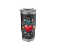 My Nonna Loves (Heart Shape) me! - V2 Stainless Steel Insulated Tumbler