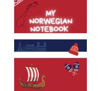 My Norwegian Notebook | 8x10 lined 100 pages | Learn Norwegian Notebook Language Learning Journal Study Notes Travel Diary | getitdone notebook