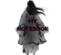 My Notebook: 120-Page Lined Journal with Ink-Wash Anime Illustration Cover, 6" x 9" Composition Notebook for Writing and Note-Taking.