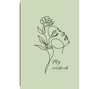 My Notebook | A5 | 6X9" | College Ruled | Green Journal | Workbook | Womens Girls Men | Adult Teen Children Students | School Office University