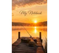 My Notebook: Beautiful Fishing Journal for Notes, Thoughts, Ideas and Everyday Writing | 6 x 9 Inches | 100 Pages