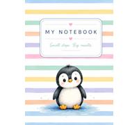 My Notebook: Pastel Wide-Ruled Exercise Notebook: Large A4 Lined Notebook for School, Notes and Everyday Writing