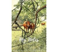 My notes: Notebook 96 white pages inside. Notes with a farm animal motif for adults, students, children.