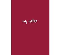 My notes - Notebook by aleph: Unruled, A5 size