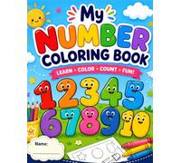 My Number Coloring Book Ages 2-5