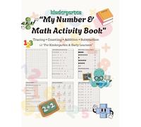 My Number & Math Activity Book: Tracing • Counting • Addition • Subtraction