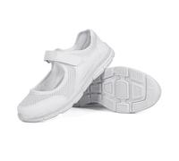 My of Orders Returns Pallet Slip on Trainers for Women UK Cutout Mesh Walking Shoes Breathable Pumps Sandals Lightweight Anti-Slip Flat Sports Shoes Wide Deals of The Day Sale Prime White