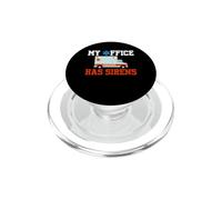 My Office Has Sirens Funny Ambulance Driver EMT PopSockets PopGrip for MagSafe