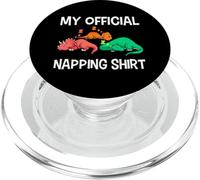 My Official Napping Shirt T-Rex Triceratops Dino Dinosaur PopSockets PopGrip for MagSafe