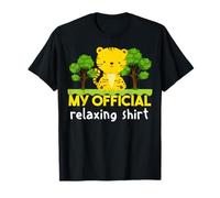 My Official Relaxing Time Tiger Cute Jungle Lounging T-Shirt