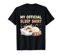 My Official Sleep Ragdoll Cat Humor Design for Pet Lovers T-Shirt