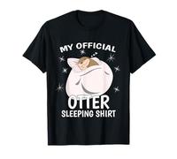 My Official Sleeping Shirt PJ Pajama Top Sea Otter T-Shirt