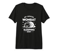 My Official Sleeping Shirt PJ Pajama Top Wombat Premium T-Shirt