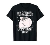 My Official Sleeping Shirt Sweet Dreams Pajama PJ Elephant T-Shirt
