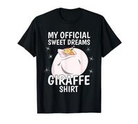 My Official Sleeping Shirt Sweet Dreams Pajama PJ Giraffe T-Shirt