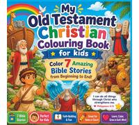 My Old Testament Christian Colouring Book: Easy Bible Story Colouring Pages for Kids 3-8