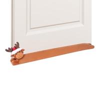 My OLi Under Door Draft Stopper Stuffed Christmas Deer Heavy Duty Door Draft Blocker Noise Dust Wind Stop Soundproof Energy Saver for Indoor Home Children's Room