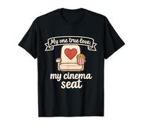My One True Love My Cinema Seat Film Buff novelty T-Shirt
