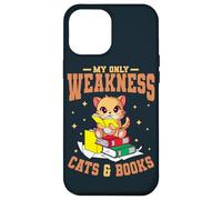 My Only Weakness Cats & Books Cat Lover Kitten Bookworm Case for iPhone 12 Pro Max