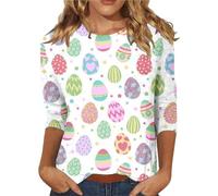 My Orders Easter Tshirt Hooded Tunic Sweatshirts For Women Happy Easter T Shirt Women Plus Size 3/4 Sleeve T-Shirts Collared Tunic Tops For Women Lightning Deals Of Today Trendy Tops For Women 2024