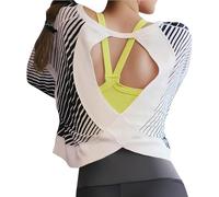 My Orders Free People Backless Tops for Women UK Clearance Open Back Workout Top Backless Long Sleeve Athletic Shirt Running Crop Top Gym Yoga Tee Shirt Ladies Casual Loose Fit Pullover Blouses