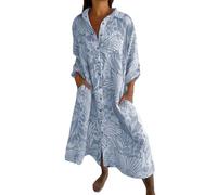 My Orders Items Summer Dress for Women Womens Spring Summer Dresses Boho Floral Lapel Neck Up Vacation Beach Flowy Long Dress Travel Clothinges for Spring Red Dressing Ladies
