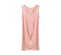 My Orders Nightdress Women Ladies UK Nightwear Casual Loose Long Dress Sleeveless V Neck Comfy Soft Pyjamas Cotton Nighties Chemises Sleepwear Solid Color Tank Vest Dresses Tunic Lounge Dress