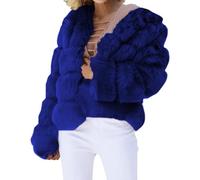 My Orders Placed On Amaon Prime Women's Faux Fur Coat Short Artificial Fur Jackets Solid Thick Outerwear Shaggy Parka Cardigan Teddy Fleece Winter Overcoat Gifts Under 2 Pounds