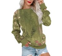 My Orders Placed Women Casual Sweatshirts 2024 Fall Winter Long Sleeve Crew Neck Pullover Tops UK Dressy Trendy Color Block Striped Floral Print Jumper Ladies Elegant Going Out Blouse