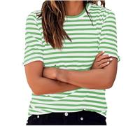 My Orders Placed Women's Striped Tops UK Casual Long Sleeve Crewneck Loose Fit Shirts 2025 Spring Fashion Lightweight Blouse Dressy Comfy Going Out Tshirts Ladies Elegant Work Office Tee