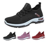 My+Orders Placed Womens Trainers Wide Fit Casual Non Slip Lace Up Running Shoes Breathable Low Top Orthopedic Trainer Comfortable Arch Support Womens Trainers Size 6 Black 6