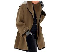 My Orders Recent Orders Placed By Me Fleece Jacket Women Sleeve Coat Open Winter Casual Long Ladies Wool Cardigan Fashion Outwear Womens Trench Warm Jacket Outlet Clearance Uk (Brown, L)