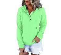 My Orders Recent Orders Placed By Me Sweatshirts for Women UK Clearance Casual Button Down Long Sleeve Hoodies With Pocket Solid Color V-Neck Hood Pullover Tops Womens Hoodies Sale Clearance