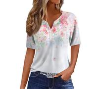 My Orders, Tshirts Women UK Blouses for Plus Size Tops for Women Sales Clearance Black Blouses UK White T Shirt Womens Clothes Sale Next Clothes Striped Tshirts (Pink,S)