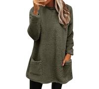 My Orders UK My Recent Orders Oversized Sweatshirts for Women UK Womens Winter Coat Loose Wool Jacket Long Sleeved Jumper With Pockets Plus Size Christmas Deals of The Day (Dark Gray, L)