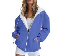 My Orders Warehouse Deals Clearance Hoodies for Women UK Clearance Fashion Graphic Print Long Sleeve Full Zip Sweatshirts Lightweight Drawstring Hooded Sweatshirt Under 10 Pounds