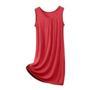 My Orders Women Nightdress Deals of the Day Plus Size Pyjamas Sleeveless Midi Dresses Ladies Casual Loose Fit Sleepwear Soft Comfy Long Dresses Loose Casual Cute Pajama Oversized Night Dress XL-5XL