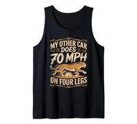 My Other Car Does 70 Mph On Four Legs Cheetah Speed Tank Top