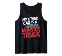 My Other Car is A Monster Truck Fun Power Tank Top