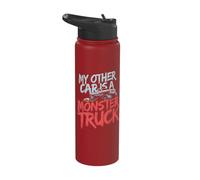 My Other Car is A Monster Truck Statement Stainless Steel Insulated Water Bottle