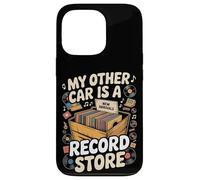 My Other Car Is A Record Store Vinyl Record Collector Case for iPhone 13 Pro
