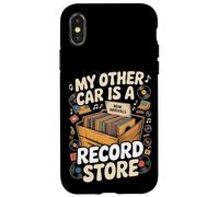 My Other Car Is A Record Store Vinyl Record Collector Case for iPhone X/XS
